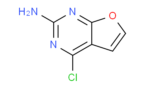 CAS No. 1783424-48-5, 4-chlorofuro[2,3-d]pyrimidin-2-amine