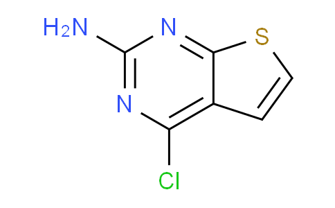 CAS No. 1160994-61-5, 4-chlorothieno[2,3-d]pyrimidin-2-amine