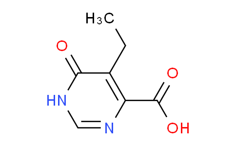 CAS No. 1509093-75-7, 5-ethyl-6-oxo-1H-pyrimidine-4-carboxylic acid