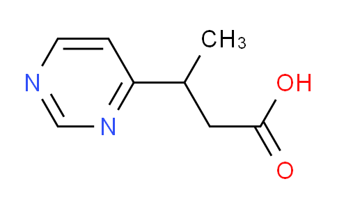 CAS No. 1500812-10-1, 3-(4-Pyrimidinyl)butanoic acid