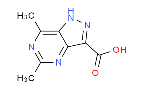 CAS No. 1781934-00-6, 5,7-dimethyl-1H-pyrazolo[4,3-d]pyrimidine-3-carboxylic acid