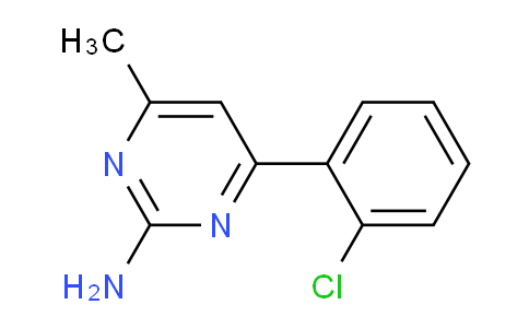 CAS No. 1250982-49-0, 2-Amino-4-(2-chlorophenyl)-6-methylpyrimidine