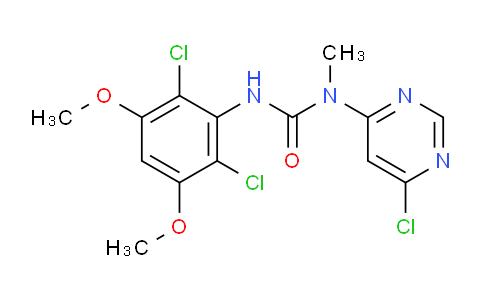 CAS No. 1802253-30-0, 1-(6-chloropyrimidin-4-yl)-3-(2,6-dichloro-3,5-dimethoxyphenyl)-1-methylurea
