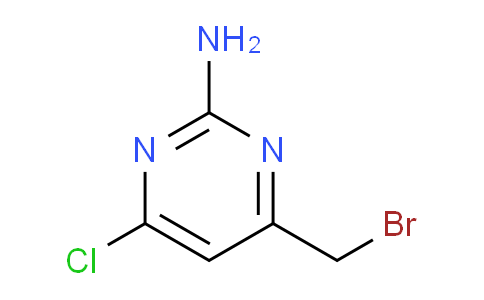 CAS No. 688782-77-6, 4-(bromomethyl)-6-chloropyrimidin-2-amine