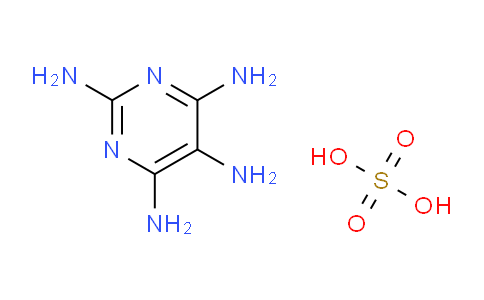 CAS No. 49647-58-7, pyrimidine-2,4,5,6-tetramine;sulfuric acid