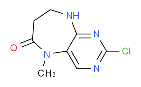 CAS No. 1001346-25-3, 2-Chloro-5-methyl-5,7,8,9-tetrahydro-6H-pyrimido[4,5-b][1,4]diazepin-6-one