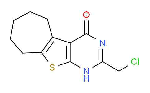CAS No. 1044548-70-0, 2-(Chloromethyl)-1,5,6,7,8,9-hexahydro-4H-cyclohepta[4,5]thieno[2,3-d]pyrimidin-4-one
