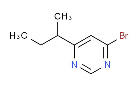 CAS No. 1086382-36-6, 4-Bromo-6-(sec-butyl)pyrimidine