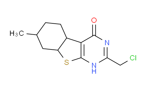CAS No. 1264050-81-8, 2-(Chloromethyl)-7-methyl-4b,5,6,7,8,8a-hexahydrobenzo[4,5]thieno[2,3-d]pyrimidin-4(1H)-one