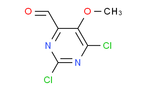 CAS No. 1446253-05-9, 2,6-Dichloro-5-methoxypyrimidine-4-carbaldehyde