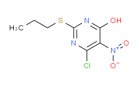 1548397-10-9 | 6-Chloro-5-nitro-2-(propylthio)pyrimidin-4-ol