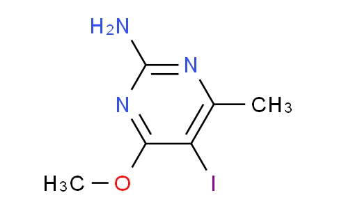 CAS No. 23368-84-5, 5-Iodo-4-methoxy-6-methylpyrimidin-2-amine