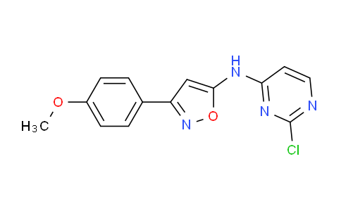 CAS No. 2408588-57-6, N-(2-Chloropyrimidin-4-yl)-3-(4-methoxyphenyl)isoxazol-5-amine