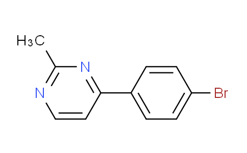 CAS No. 499785-50-1, 4-(4-Bromophenyl)-2-methylpyrimidine