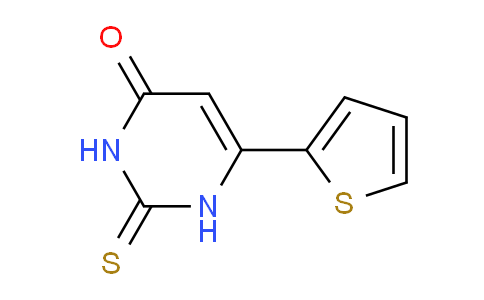 CAS No. 857475-68-4, 2-sulfanylidene-6-thiophen-2-yl-1H-pyrimidin-4-one