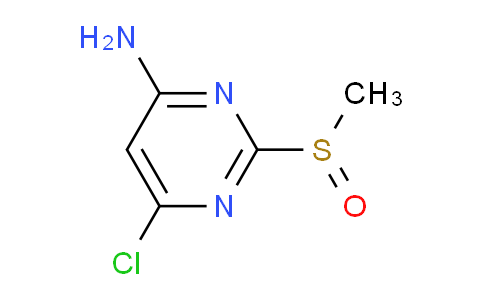 CAS No. 66380-47-0, 6-chloro-2-methylsulfinylpyrimidin-4-amine