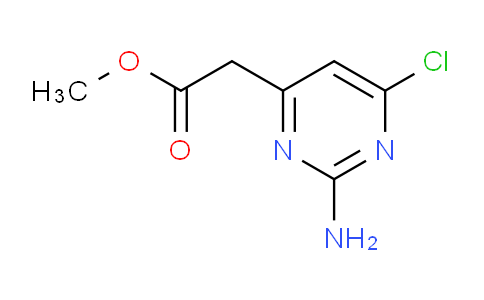 CAS No. 20939-26-8, methyl 2-(2-amino-6-chloropyrimidin-4-yl)acetate
