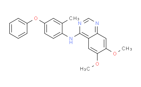 CAS No. 2002381-25-9, 6,7-Dimethoxy-N-(2-methyl-4-phenoxyphenyl)quinazolin-4-amine