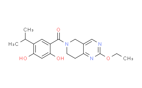 CAS No. 1860793-58-3, (2,4-dihydroxy-5-isopropylphenyl)(2-ethoxy-7,8-dihydropyrido[4,3-d]pyrimidin-6(5H)-yl)methanone