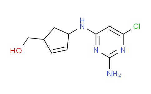 CAS No. 1798043-27-2, [4-[(2-amino-6-chloropyrimidin-4-yl)amino]cyclopent-2-en-1-yl]methanol
