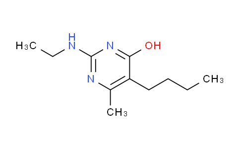 CAS No. 23947-60-6, 5-butyl-2-(ethylamino)-6-methylpyrimidin-4-ol