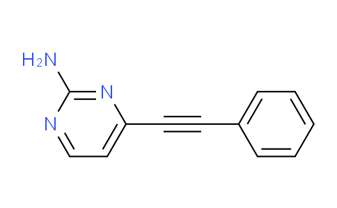CAS No. 125437-11-8, 4-(phenylethynyl)pyrimidin-2-amine