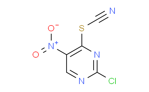 CAS No. 98027-74-8, 2-chloro-5-nitro-4-thiocyanatopyrimidine