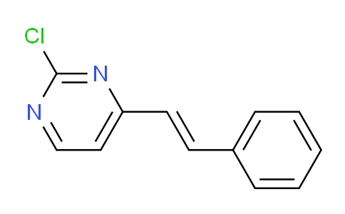 CAS No. 122372-08-1, (E)-2-chloro-4-styrylpyrimidine