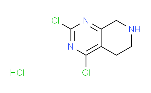 CAS No. 1000519-40-3, 2,4-dichloro-5,6,7,8-tetrahydropyrido[3,4-d]pyrimidine hydrochloride