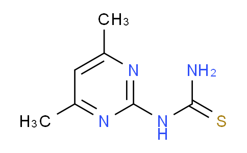 CAS No. 88067-09-8, N-(4,6-Dimethylpyrimidin-2-yl)thiourea