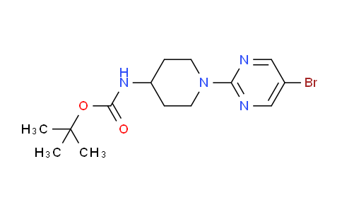 CAS No. 1289192-03-5, tert-Butyl [1-(5-bromopyrimidin-2-yl)piperidin-4-yl]carbamate