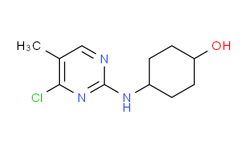 CAS No. 1261235-64-6, 4-((4-Chloro-5-methylpyrimidin-2-yl)amino)cyclohexanol