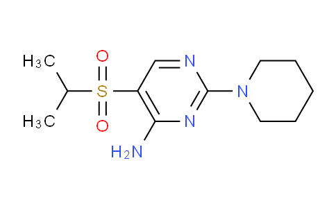 CAS No. 175202-15-0, 5-(Isopropylsulfonyl)-2-(piperidin-1-yl)pyrimidin-4-amine