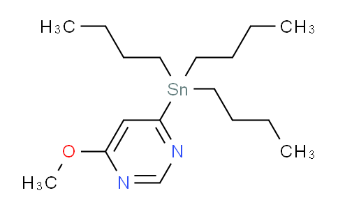 CAS No. 446286-23-3, 4-Methoxy-6-(tributylstannyl)pyrimidine