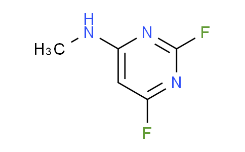 CAS No. 165258-58-2, 2,6-Difluoro-N-methylpyrimidin-4-amine