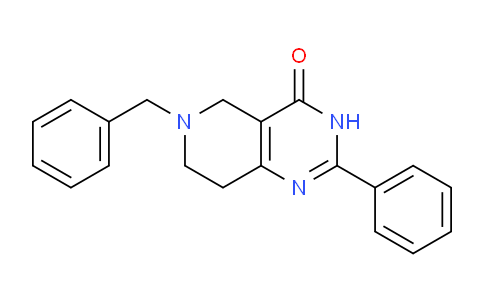 CAS No. 1047-48-9, 6-Benzyl-2-phenyl-5,6,7,8-tetrahydro-3H-pyrido[4,3-d]pyrimidin-4-one