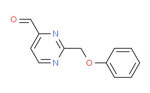 CAS No. 1131605-22-5, 2-(Phenoxymethyl)pyrimidine-4-carbaldehyde