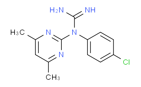 CAS No. 16018-51-2, 1-(4-Chlorophenyl)-1-(4,6-dimethylpyrimidin-2-yl)guanidine
