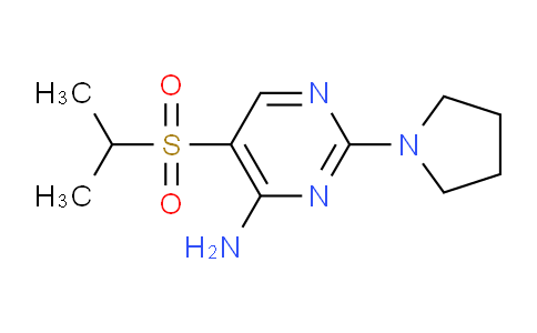 CAS No. 175202-04-7, 5-(Isopropylsulfonyl)-2-(pyrrolidin-1-yl)pyrimidin-4-amine