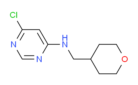 CAS No. 1219967-35-7, 6-Chloro-N-((tetrahydro-2H-pyran-4-yl)methyl)pyrimidin-4-amine