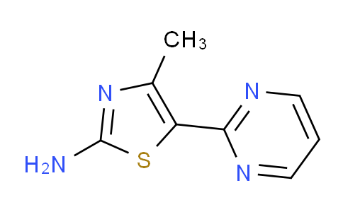 CAS No. 1416372-54-7, 4-Methyl-5-(pyrimidin-2-yl)thiazol-2-amine