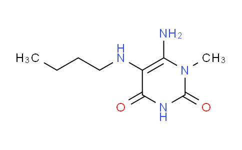 CAS No. 131598-63-5, 6-Amino-5-(butylamino)-1-methylpyrimidine-2,4(1H,3H)-dione