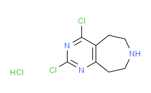 CAS No. 635698-50-9, 2,4-Dichloro-6,7,8,9-tetrahydro-5H-pyrimido[4,5-d]azepine hydrochloride