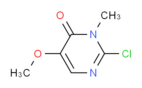 CAS No. 1333240-05-3, 2-Chloro-5-methoxy-3-methylpyrimidin-4(3H)-one