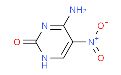 CAS No. 69099-99-6, 2(1H)-Pyrimidinone, 4-amino-5-nitro- (9CI)