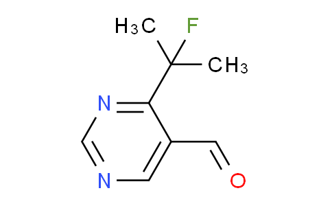CAS No. 1427195-14-9, 4-(2-fluoropropan-2-yl)pyrimidine-5-carbaldehyde