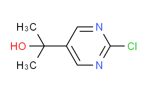CAS No. 110100-09-9, 2-(2-chloropyrimidin-5-yl)propan-2-ol