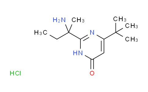 CAS No. 1354952-18-3, 2-(2-aminobutan-2-yl)-6-tert-butyl-3,4-dihydropyrimidin-4-one hydrochloride