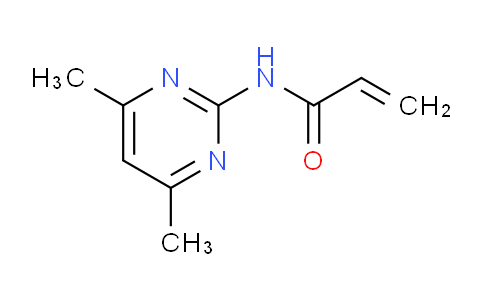 CAS No. 1156159-15-7, N-(4,6-dimethylpyrimidin-2-yl)prop-2-enamide