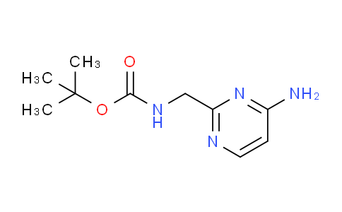 CAS No. 1394659-73-4, tert-butyl N-[(4-aminopyrimidin-2-yl)methyl]carbamate